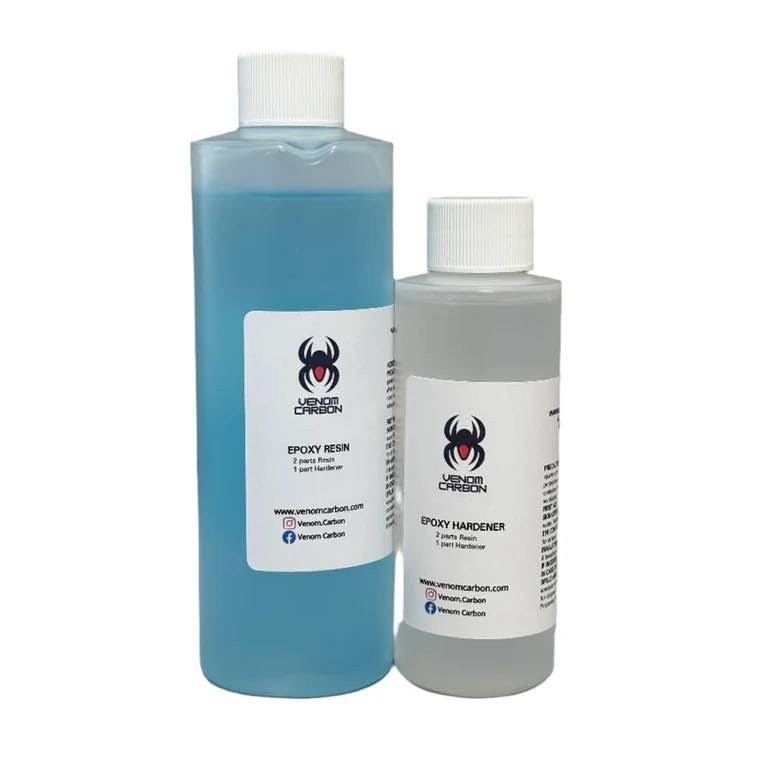 Venom Carbon 12 Ounce Clear Blue Epoxy Resin System: Amazon.com
